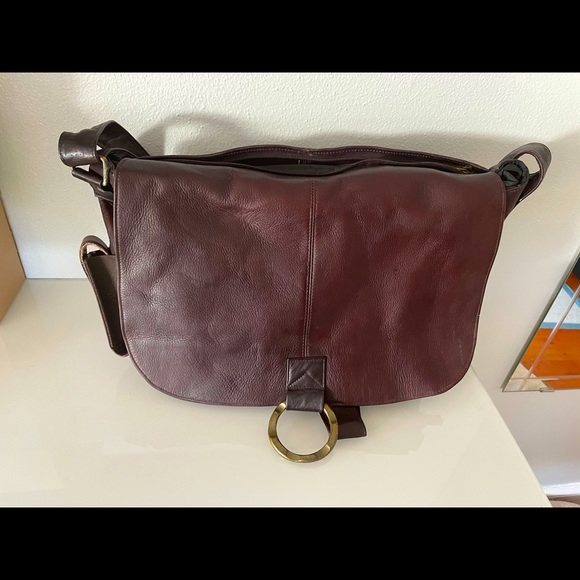 Excellent condition- real Leather laptop/case bag - Picture 3 of 12